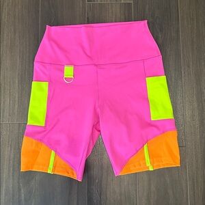 Brittany Allen x Peloton Cargo Biker Shorts